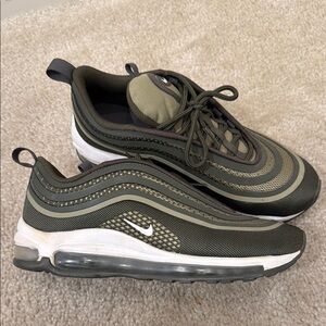 Nike Air Max 97 Khaki and Black Men's Sneakers
